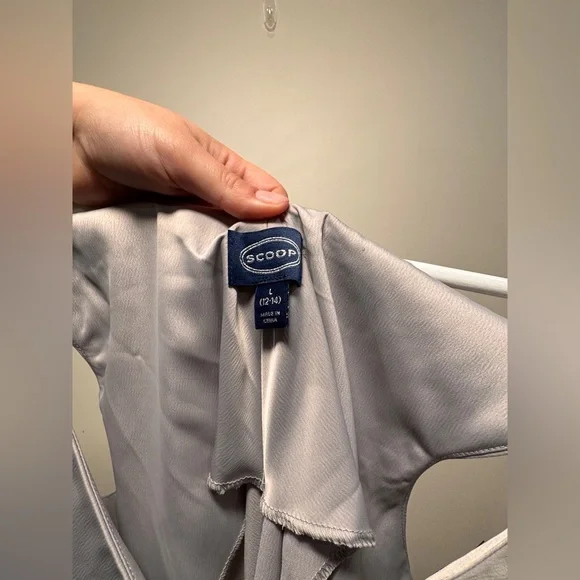 Scoop Women's V-Neck Slip Dress, Size Large - Picture 3 of 7